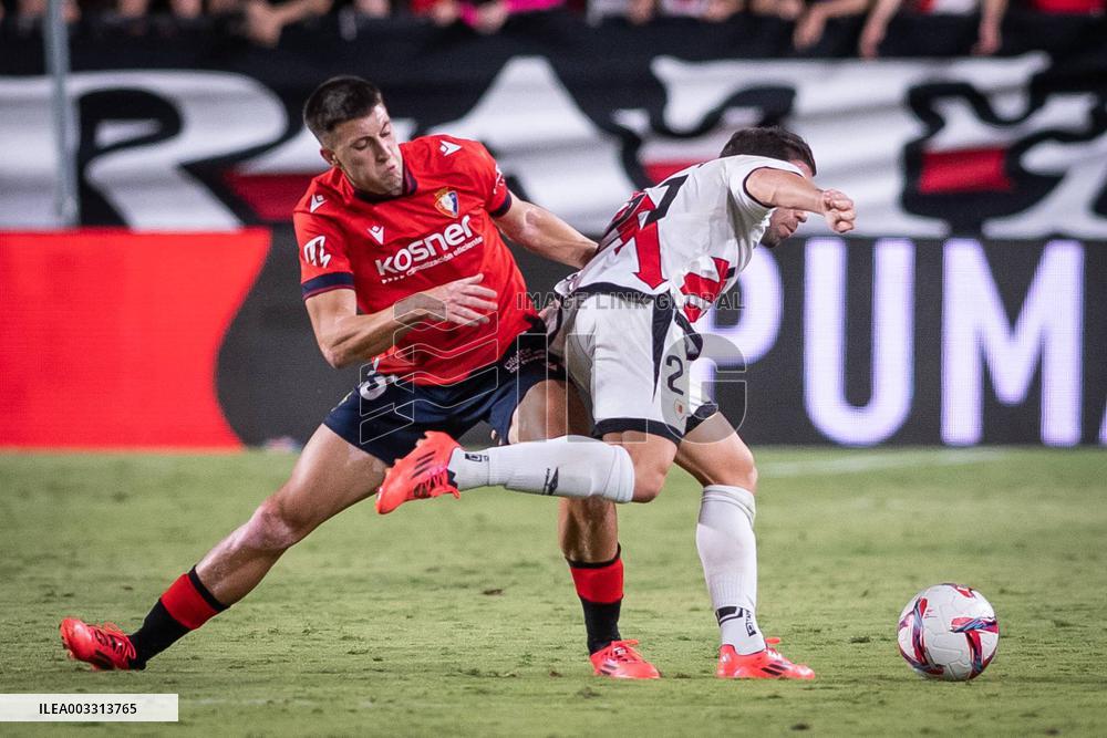 - LaLiga - La Liga: Rayo Vallecano vs Osasuna