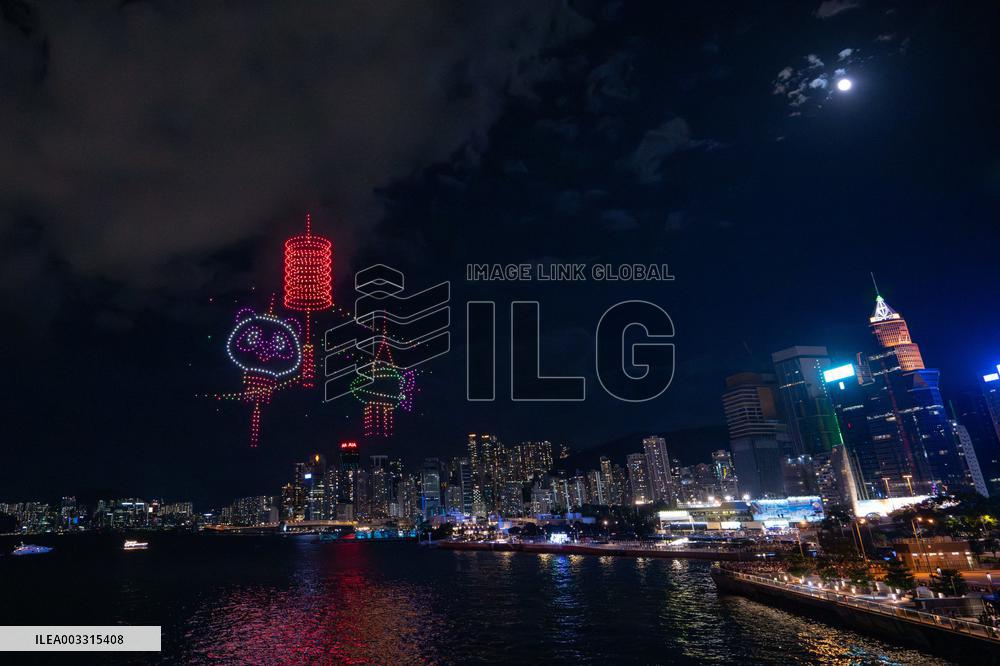 Drone Light Show - Hong Kong