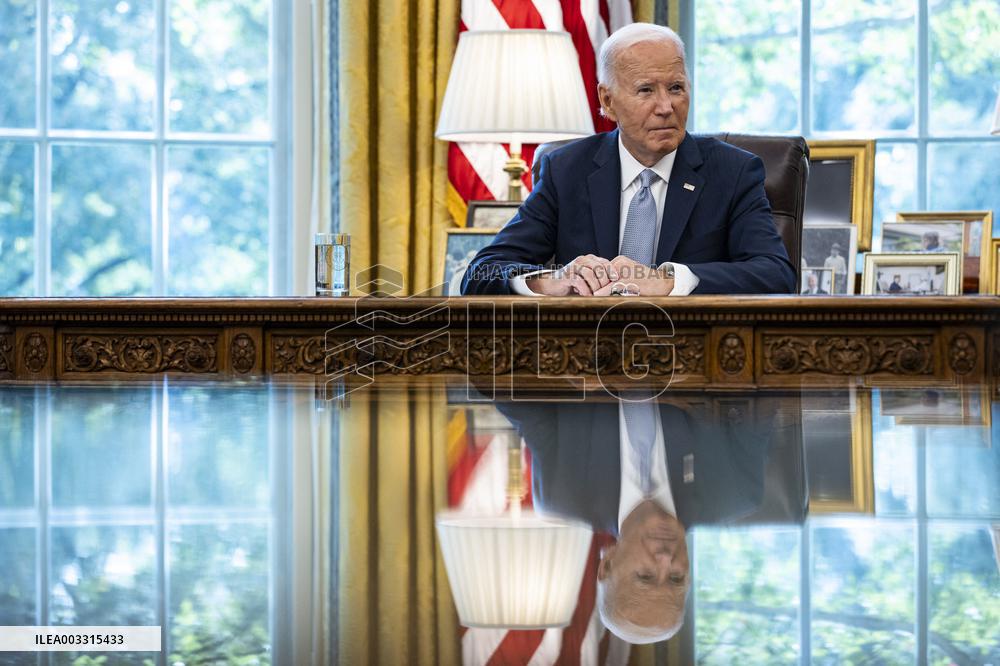 DC: President Biden Receives a Briefing on the ongoing Response to the Wildfire Season