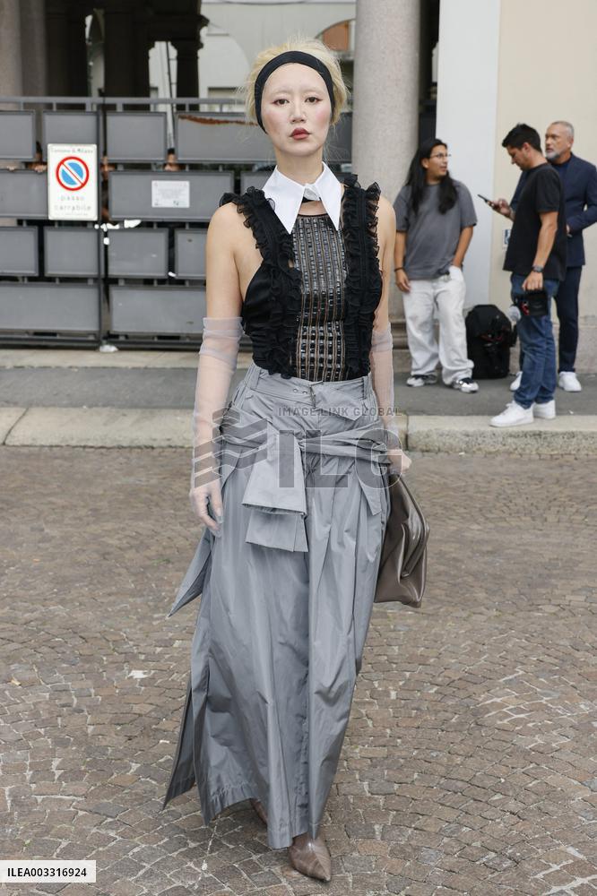 MFW - Alberta Ferretti Arrivals