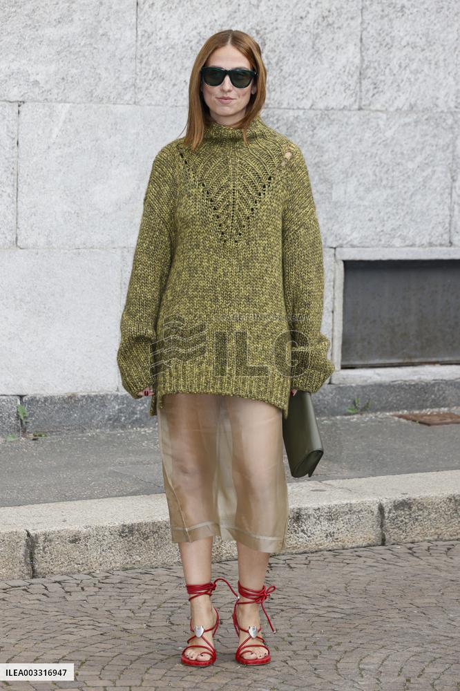 MFW - Alberta Ferretti Arrivals