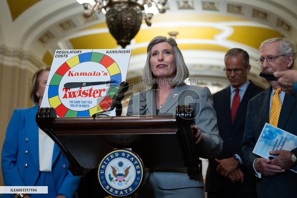 Senate Democrats And Republicans Hold Weekly Press Conferences - Washington