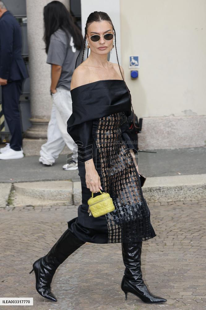 MFW - Alberta Ferretti Arrivals