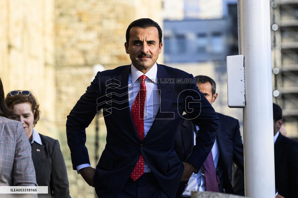 Justin Trudeau Welcomes Emir of Qatar - Ottawa