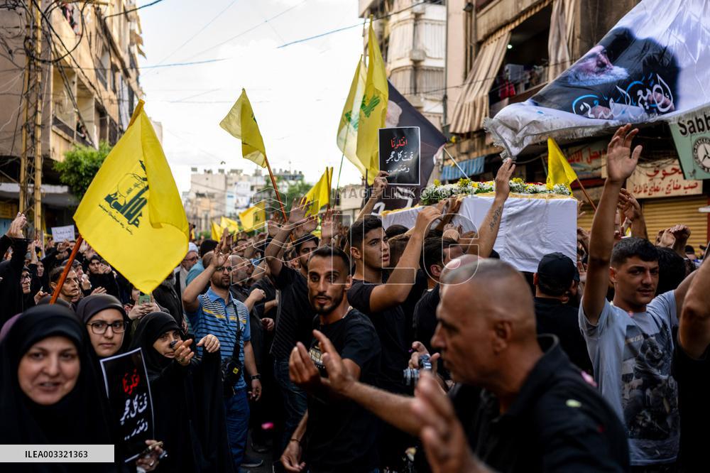 Pagers Attack Victims Funeral By Hezbollah - Beirut