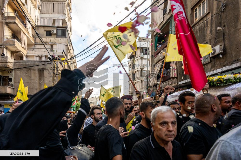 Pagers Attack Victims Funeral By Hezbollah - Beirut