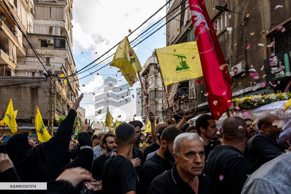 Pagers Attack Victims Funeral By Hezbollah - Beirut