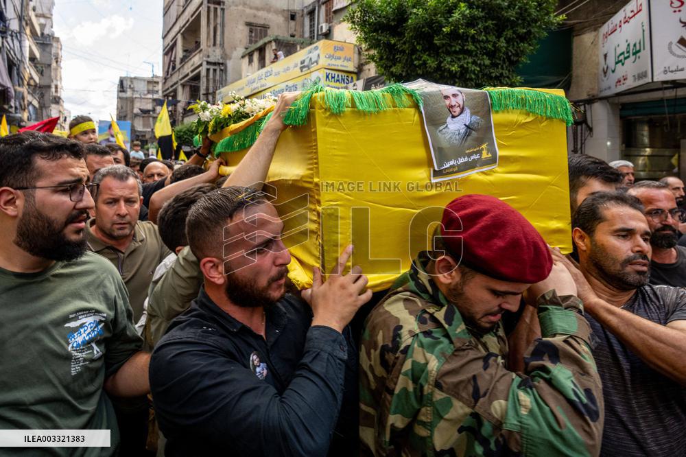 Pagers Attack Victims Funeral By Hezbollah - Beirut