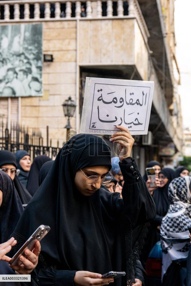 Pagers Attack Victims Funeral By Hezbollah - Beirut