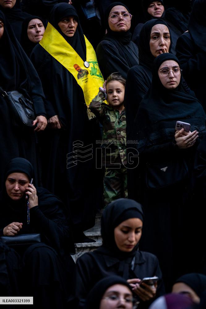 Pagers Attack Victims Funeral By Hezbollah - Beirut