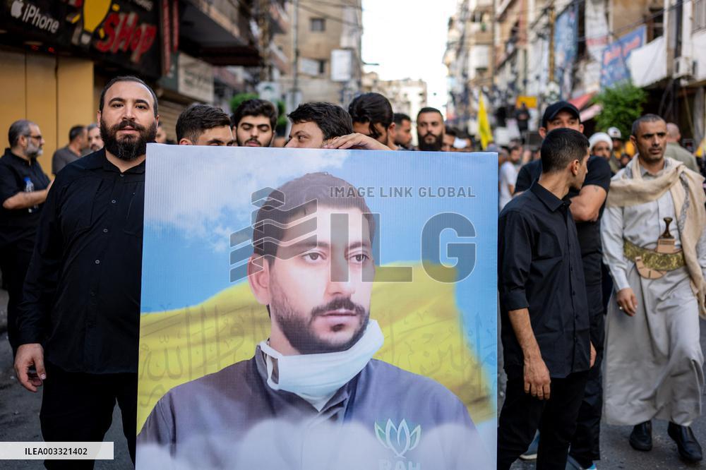 Pagers Attack Victims Funeral By Hezbollah - Beirut