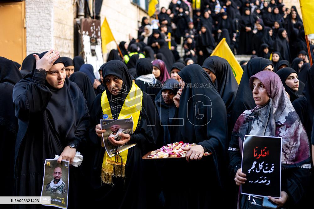Pagers Attack Victims Funeral By Hezbollah - Beirut