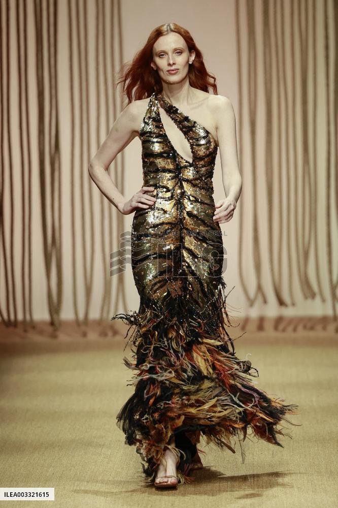 MFW - Karen Elson Models For Roberto Cavalli