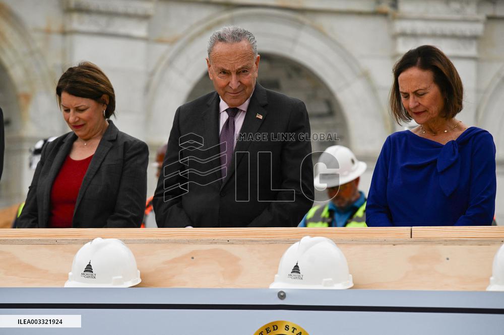First Inaugural Platform Nail Driving Ceremony- Washington