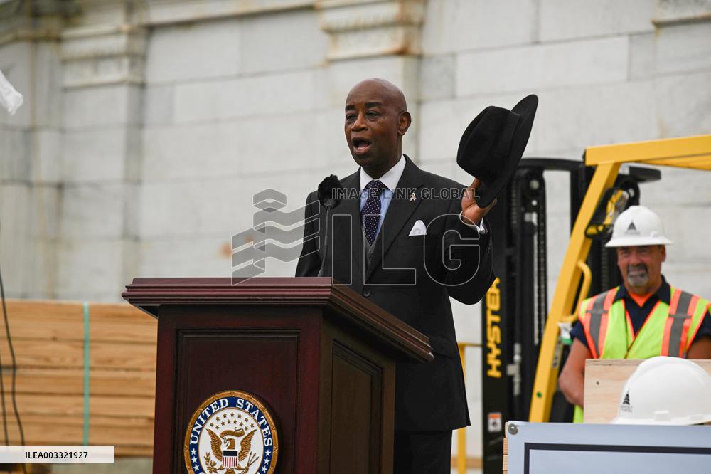 First Inaugural Platform Nail Driving Ceremony- Washington