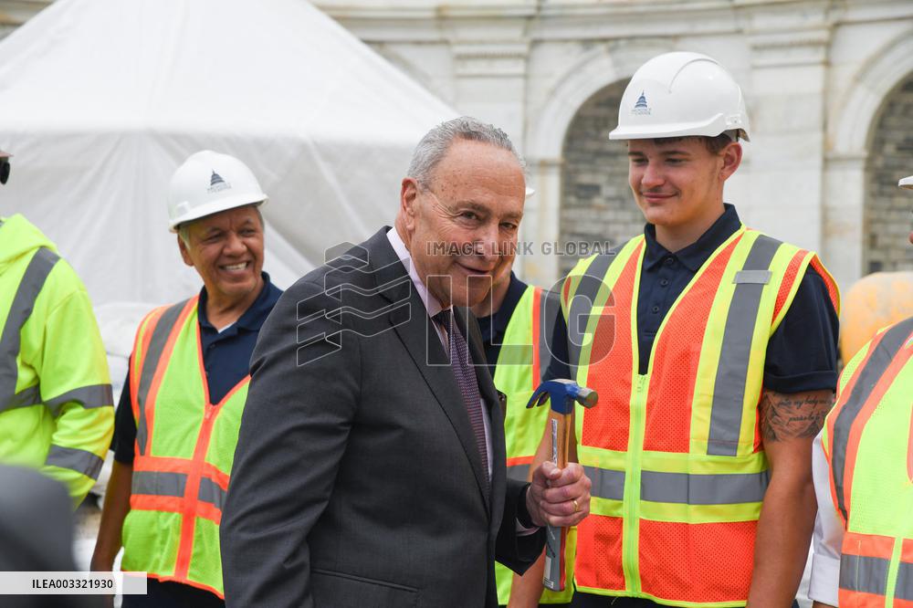 First Inaugural Platform Nail Driving Ceremony- Washington