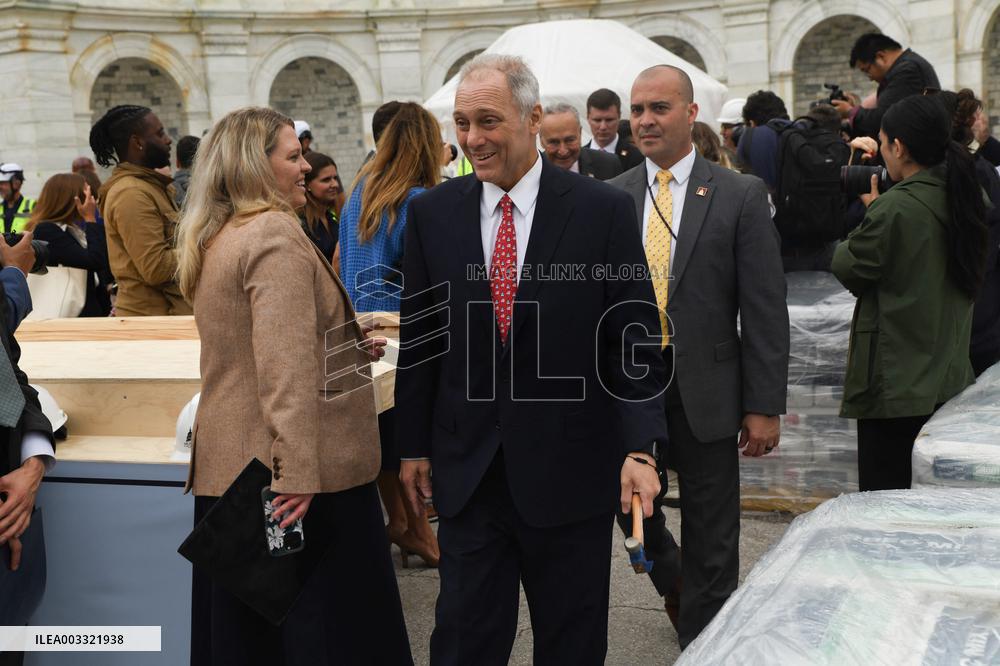 First Inaugural Platform Nail Driving Ceremony- Washington