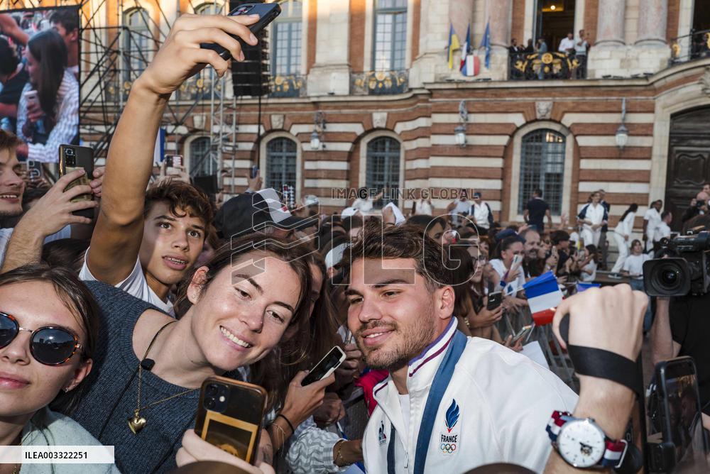 Welcome Ceremony For Paris 2024 Athletes - Toulouse