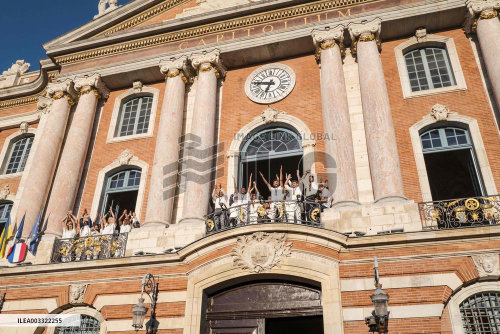 Welcome Ceremony For Paris 2024 Athletes - Toulouse
