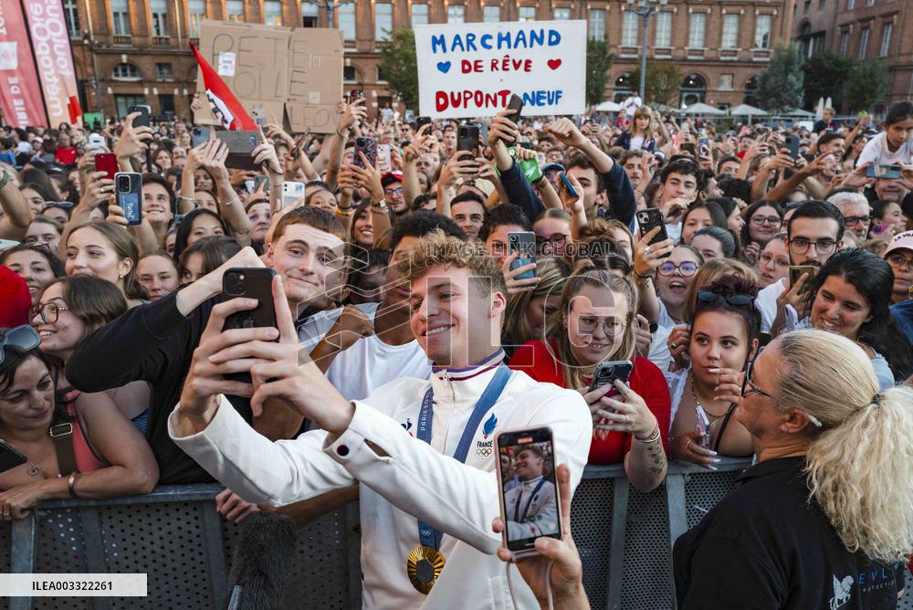 Welcome Ceremony For Paris 2024 Athletes - Toulouse