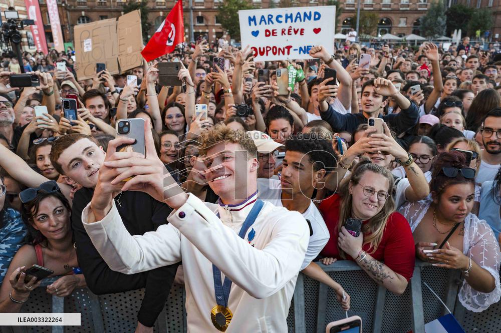 Welcome Ceremony For Paris 2024 Athletes - Toulouse