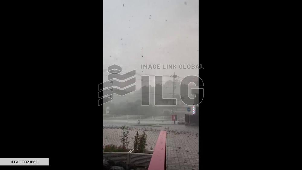 Japan: Thunderstorm Delivers Big Hail And Damaging Winds To Tokyo Area 3