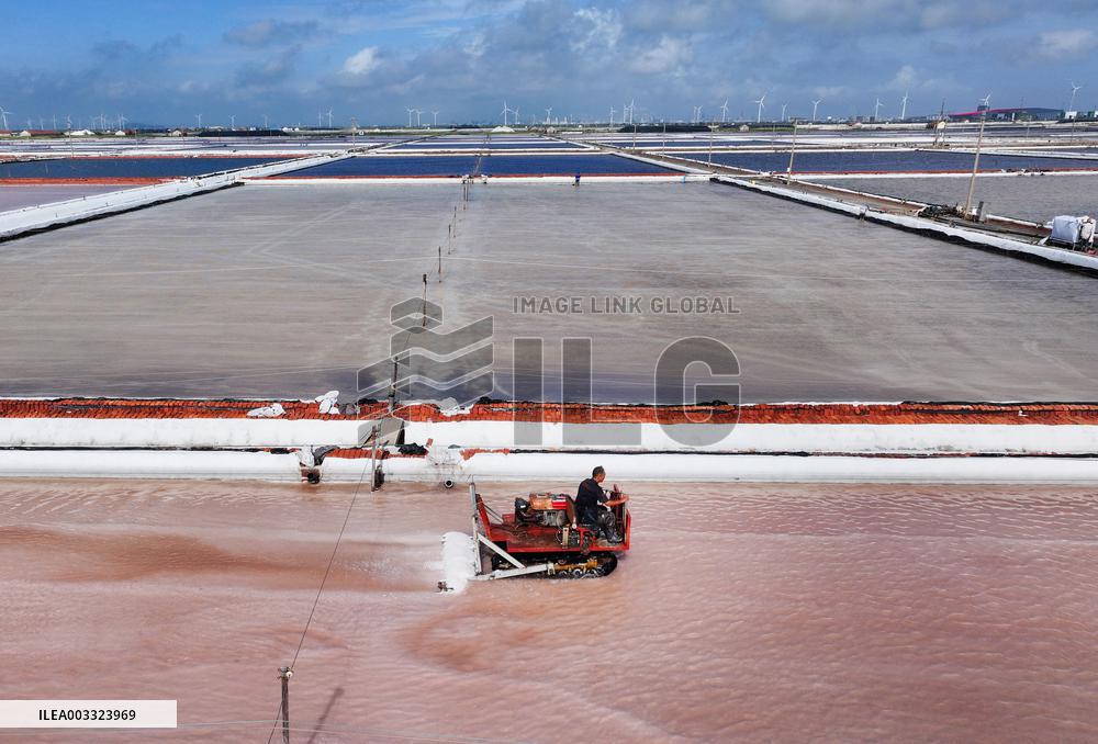 Guanxi Salt Farm in Lianyungang