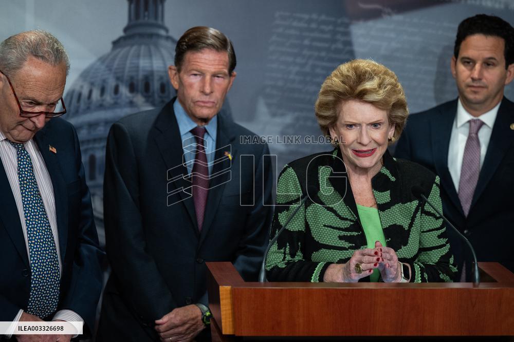 Schumer Speaks On Project 2025 - Washington