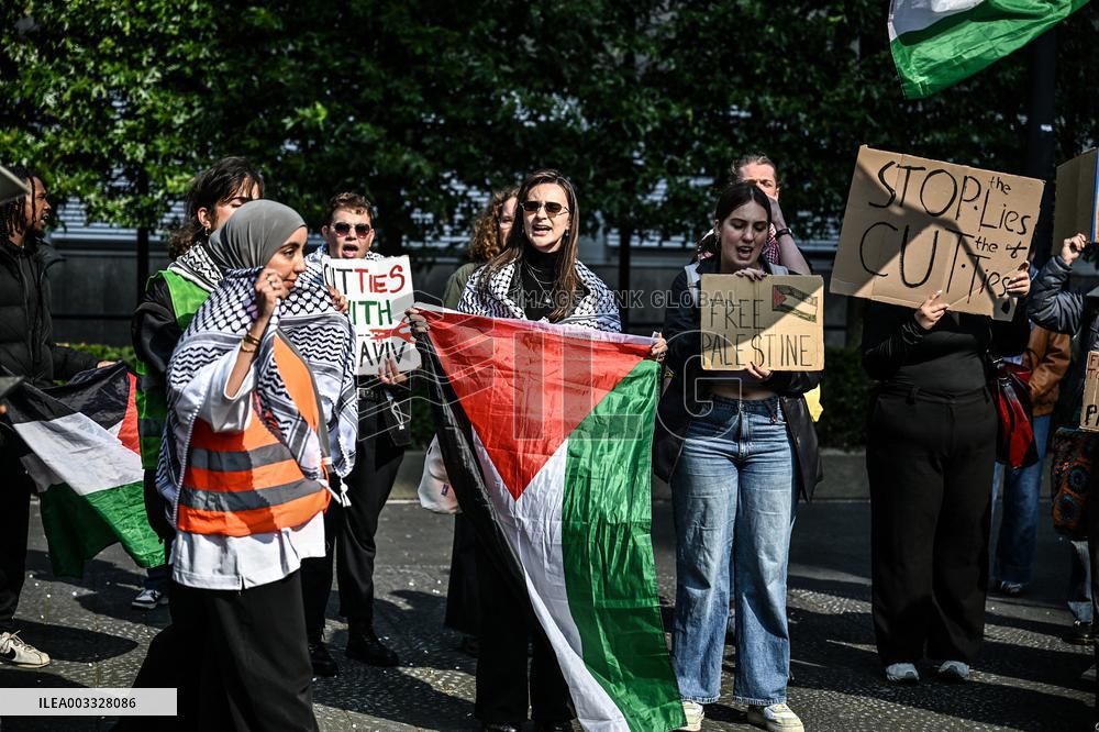 Students Rally For Palestine - Netherlands