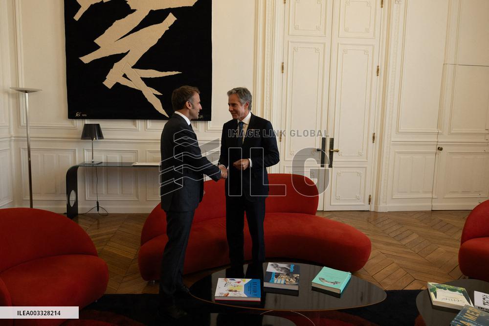 Blinken In Paris Amid Fears Of Mideast Escalation