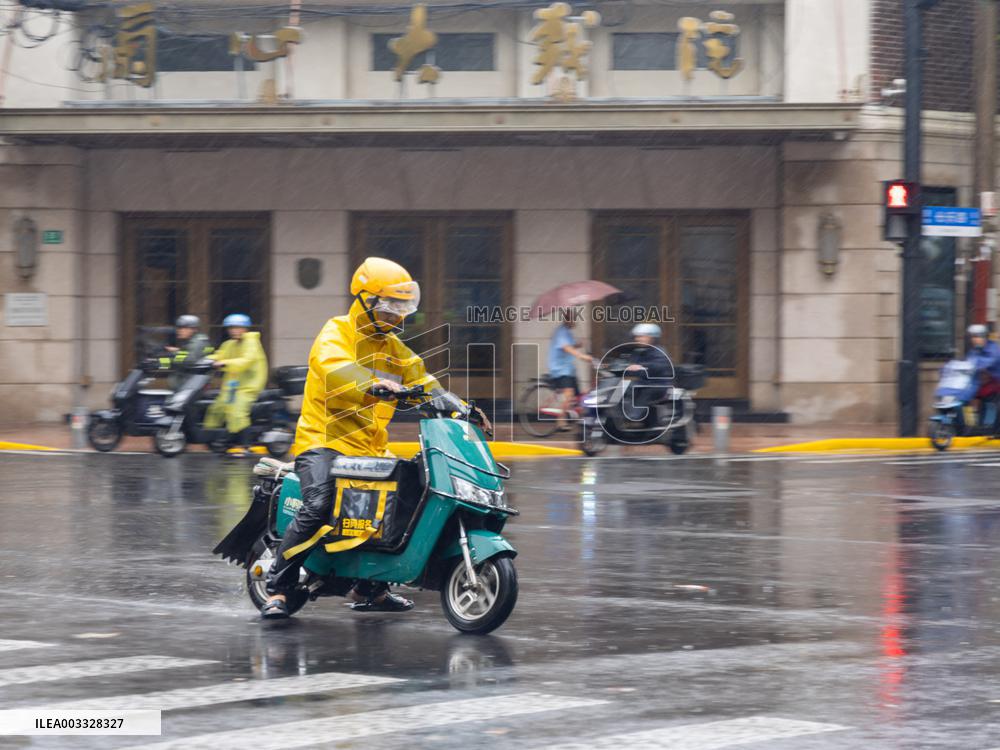 Typhoon Pulasan Floods Shanghai - China