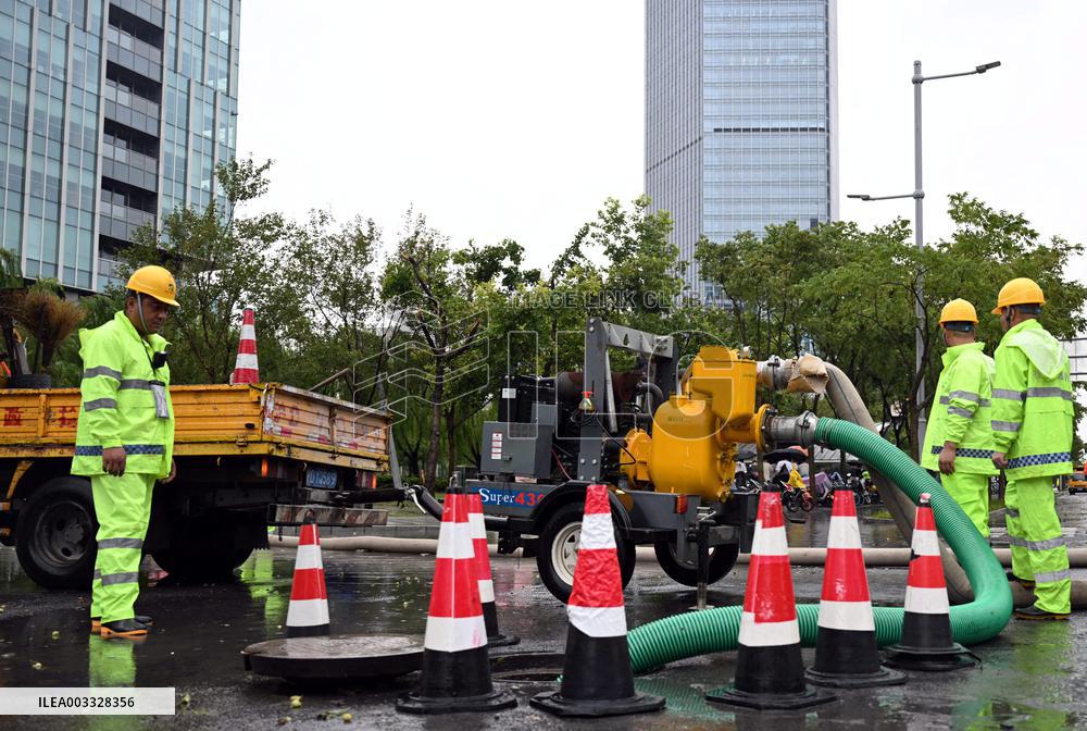 Typhoon Pulasan Floods Shanghai - China