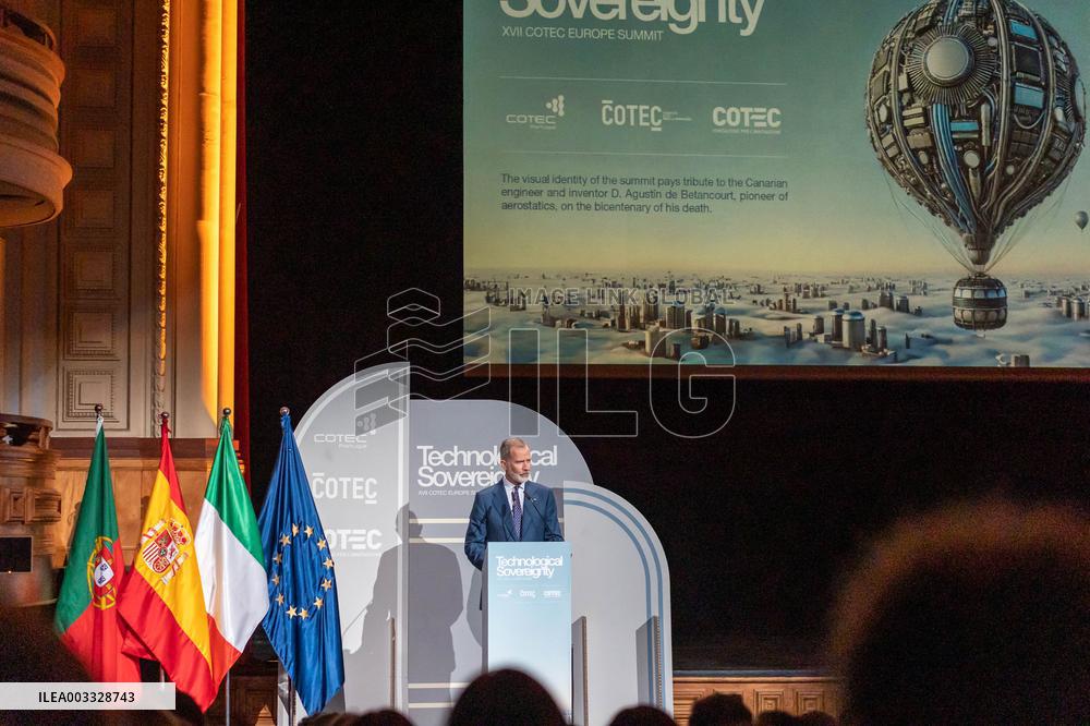 King Felipe At XVII Cotec Europa Summit' - Las Palmas de Gran Canaria