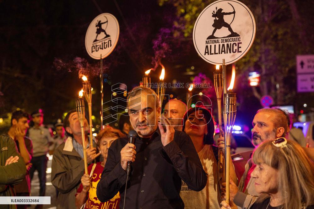 Ceasefire First Anniversary Protest - Yerevan