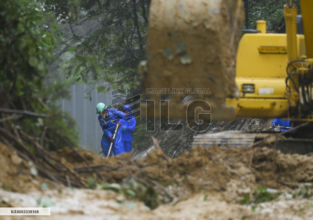 Heavy rain in Noto area