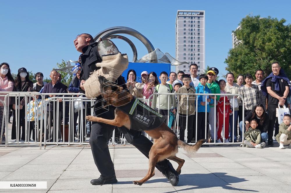 Police Camp Open Day in Yanta