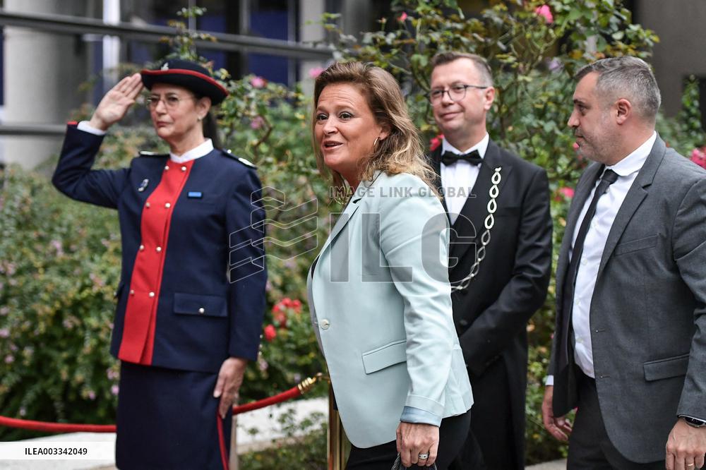 Handover Ceremony At Ministry Of The Economy And Finance in Paris FA