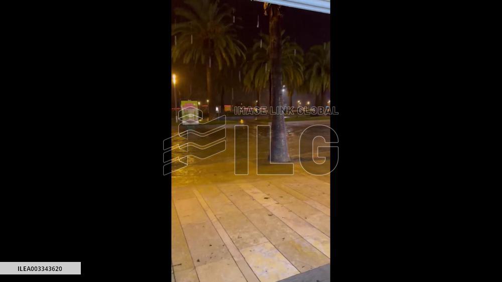 Spain: Severe Weather Hits Salou, Tarragona Causing Flooding 2