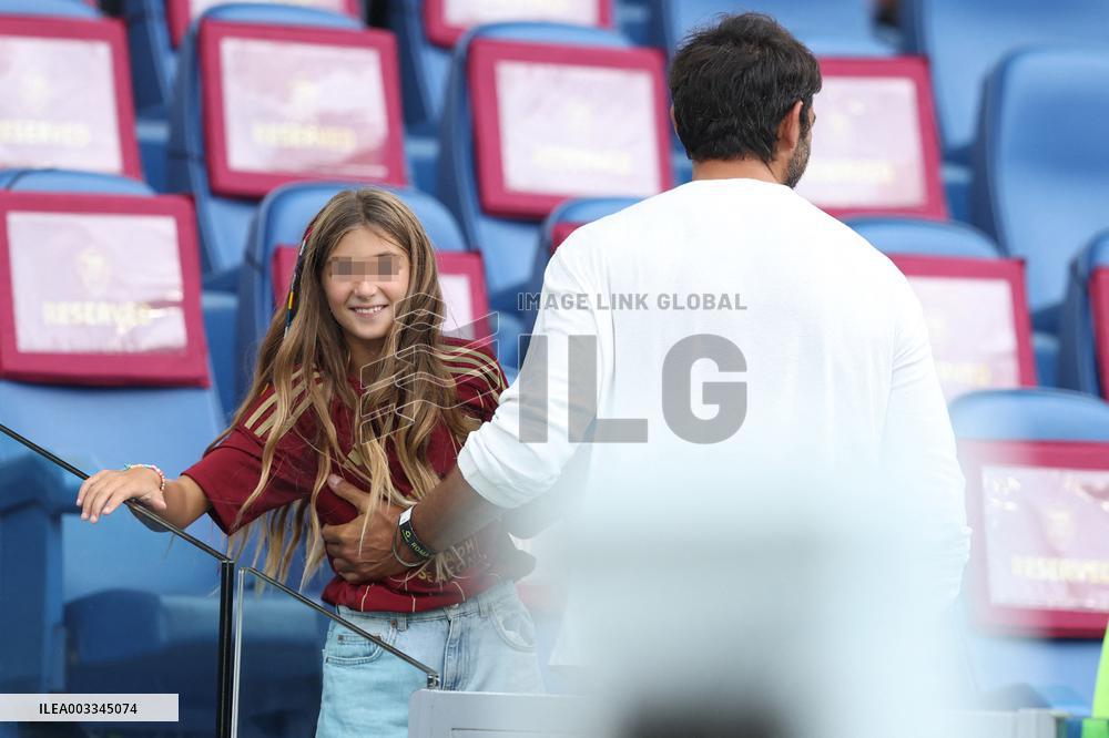 VIP on the stand in Serie A Enilive 2024/2025 - day 5 - AS Roma vs Udinese Calcio, Stadio Olimpico in Rome