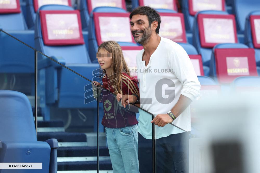 VIP on the stand in Serie A Enilive 2024/2025 - day 5 - AS Roma vs Udinese Calcio, Stadio Olimpico in Rome