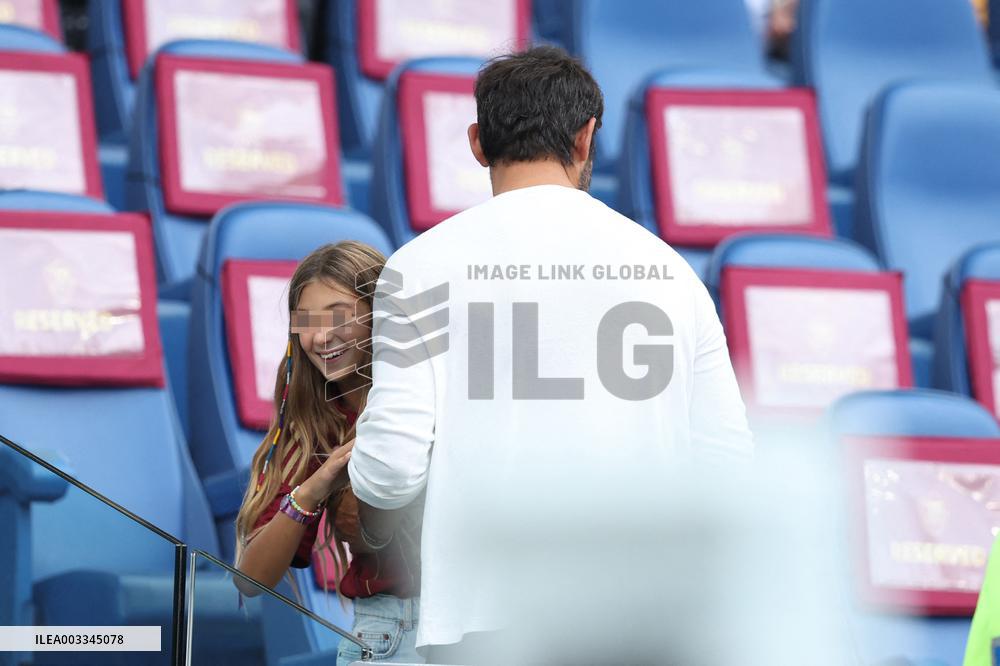 VIP on the stand in Serie A Enilive 2024/2025 - day 5 - AS Roma vs Udinese Calcio, Stadio Olimpico in Rome