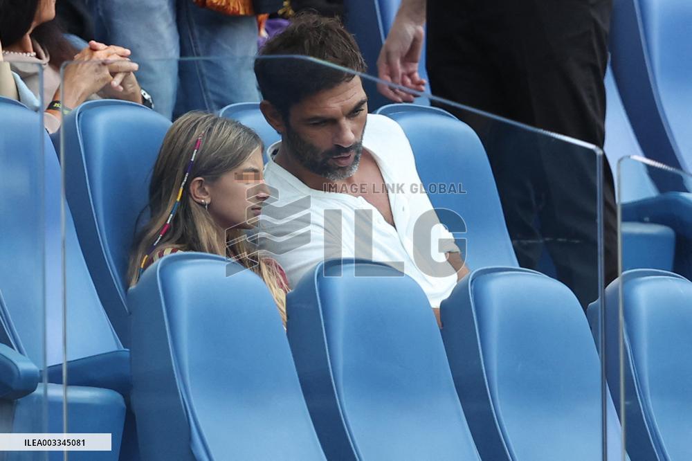 VIP on the stand in Serie A Enilive 2024/2025 - day 5 - AS Roma vs Udinese Calcio, Stadio Olimpico in Rome