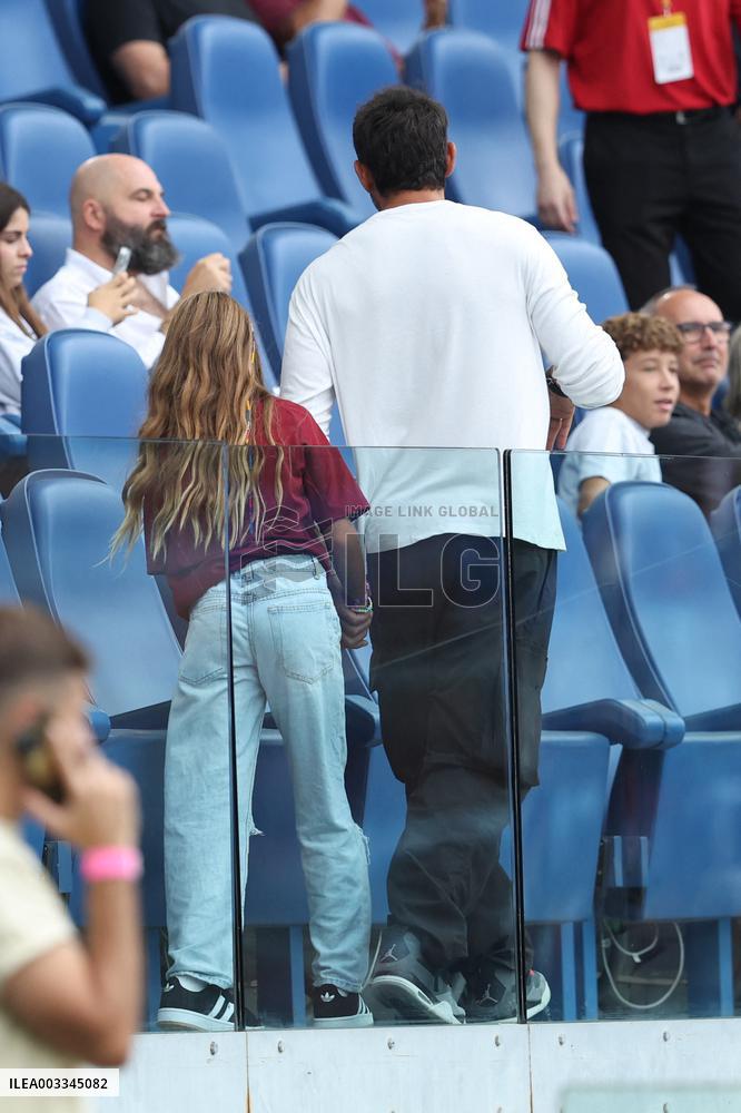 VIP on the stand in Serie A Enilive 2024/2025 - day 5 - AS Roma vs Udinese Calcio, Stadio Olimpico in Rome