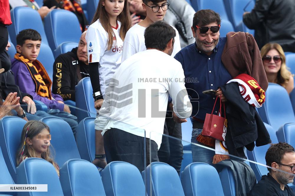 VIP on the stand in Serie A Enilive 2024/2025 - day 5 - AS Roma vs Udinese Calcio, Stadio Olimpico in Rome