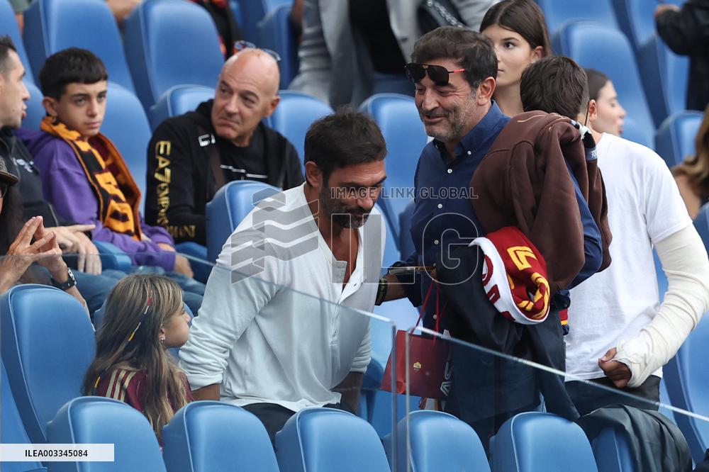 VIP on the stand in Serie A Enilive 2024/2025 - day 5 - AS Roma vs Udinese Calcio, Stadio Olimpico in Rome