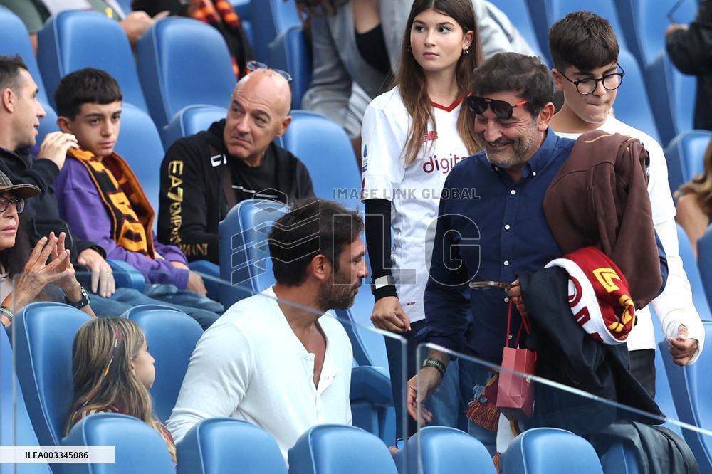 VIP on the stand in Serie A Enilive 2024/2025 - day 5 - AS Roma vs Udinese Calcio, Stadio Olimpico in Rome