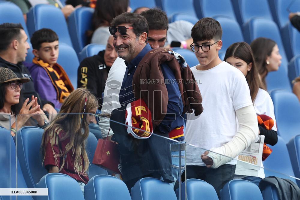 VIP on the stand in Serie A Enilive 2024/2025 - day 5 - AS Roma vs Udinese Calcio, Stadio Olimpico in Rome