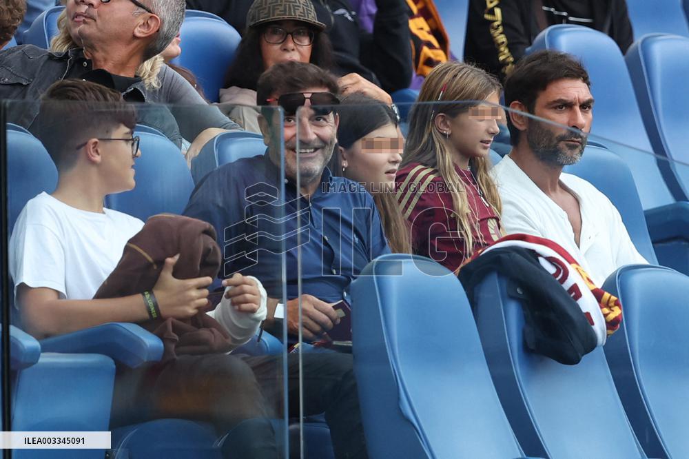 VIP on the stand in Serie A Enilive 2024/2025 - day 5 - AS Roma vs Udinese Calcio, Stadio Olimpico in Rome