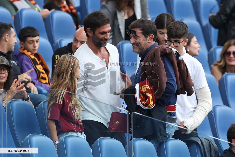 VIP on the stand in Serie A Enilive 2024/2025 - day 5 - AS Roma vs Udinese Calcio, Stadio Olimpico in Rome