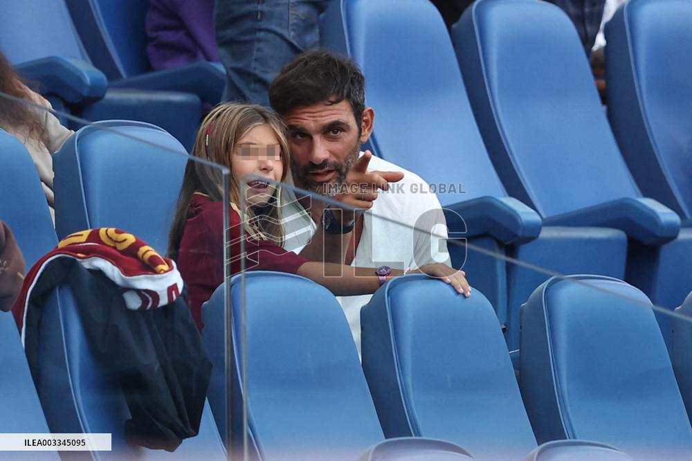 VIP on the stand in Serie A Enilive 2024/2025 - day 5 - AS Roma vs Udinese Calcio, Stadio Olimpico in Rome